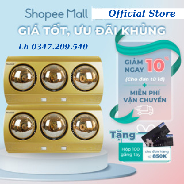 Đèn sưởi nhà tắm 3 bóng 2 bóng cao cấp giá rẻ,Bóng đèn sưởi phòng tắm, sưởi ấm đồ ăn,sưởi ấm gia súc gia cầm hàng loại 1