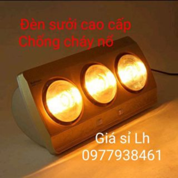 Đèn sưởi nhà tắm 3 bóng 2 bóng cao cấp giá rẻ,Bóng đèn sưởi phòng tắm, sưởi ấm đồ ăn,sưởi ấm gia súc gia cầm hàng loại 1