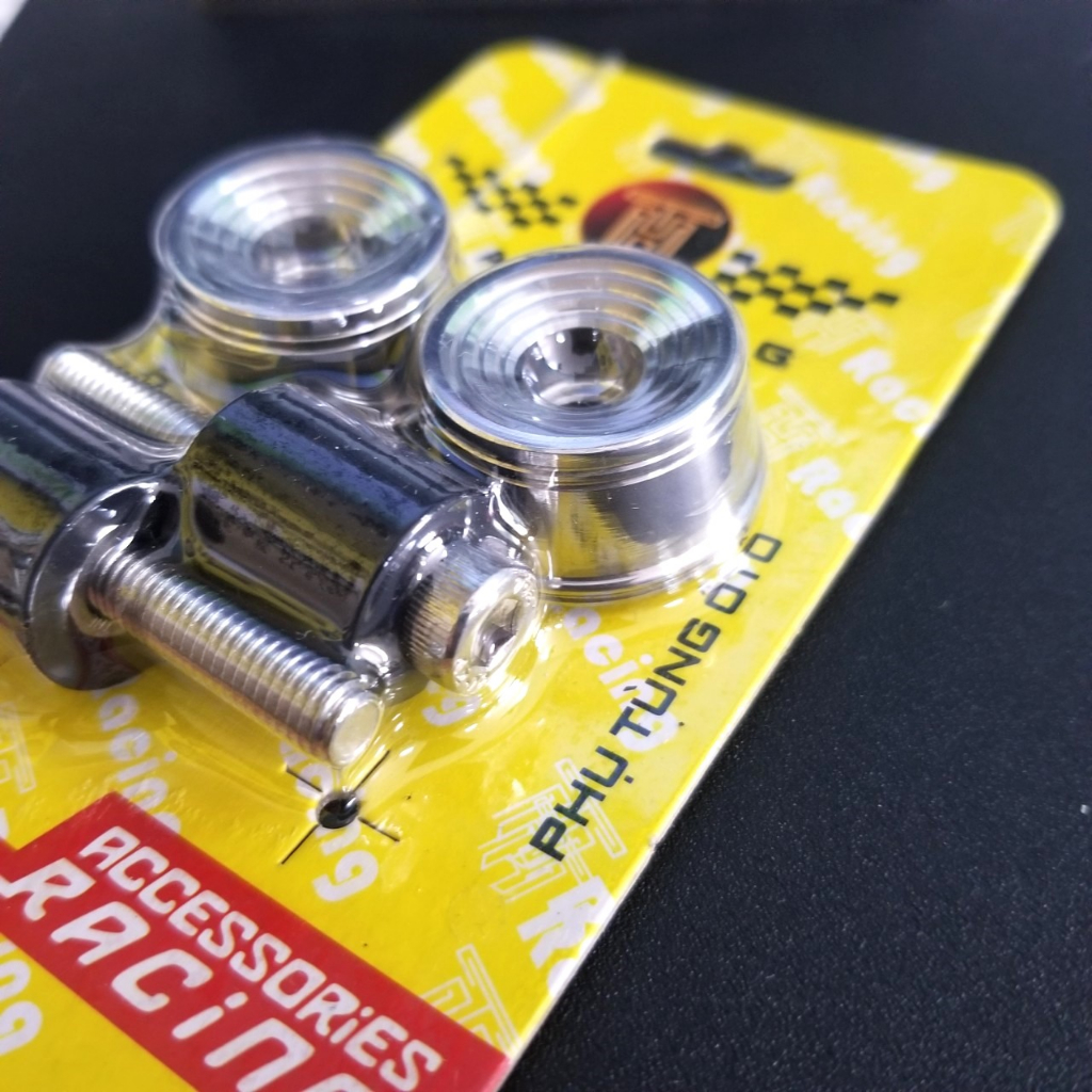 Gù tay lái INOX 304 kiểu 3 sọc thái lắp được cho nhiều dòng xe máy