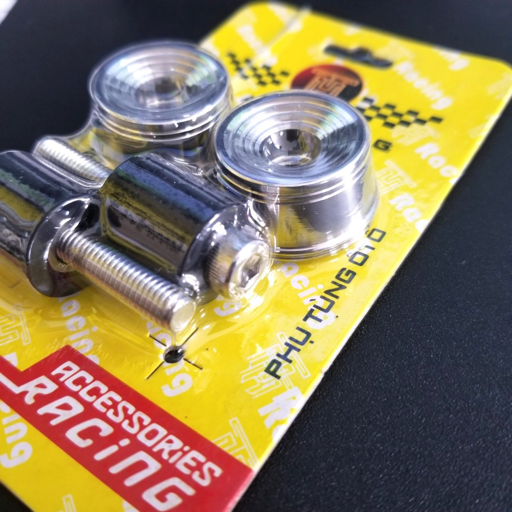 Gù tay lái INOX 304 kiểu 3 sọc thái lắp được cho nhiều dòng xe máy