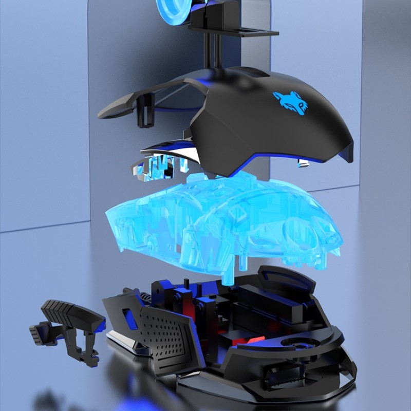 Chuột LED RGB 6400 DPI Gaming Mouse X200