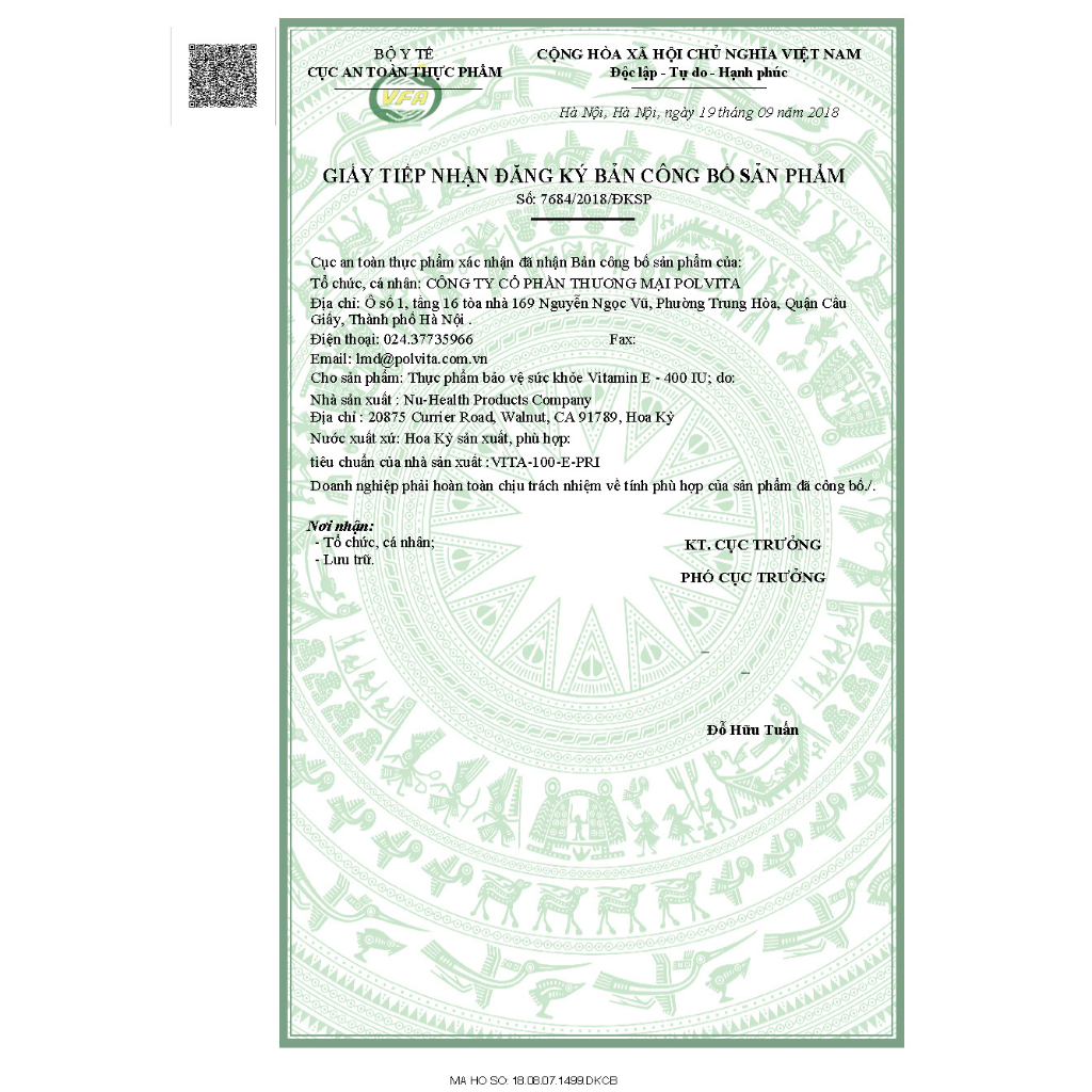 Vitamin E 400 IU Giúp Làm Đẹp Da,Chậm Quá Trình Lão Hoá