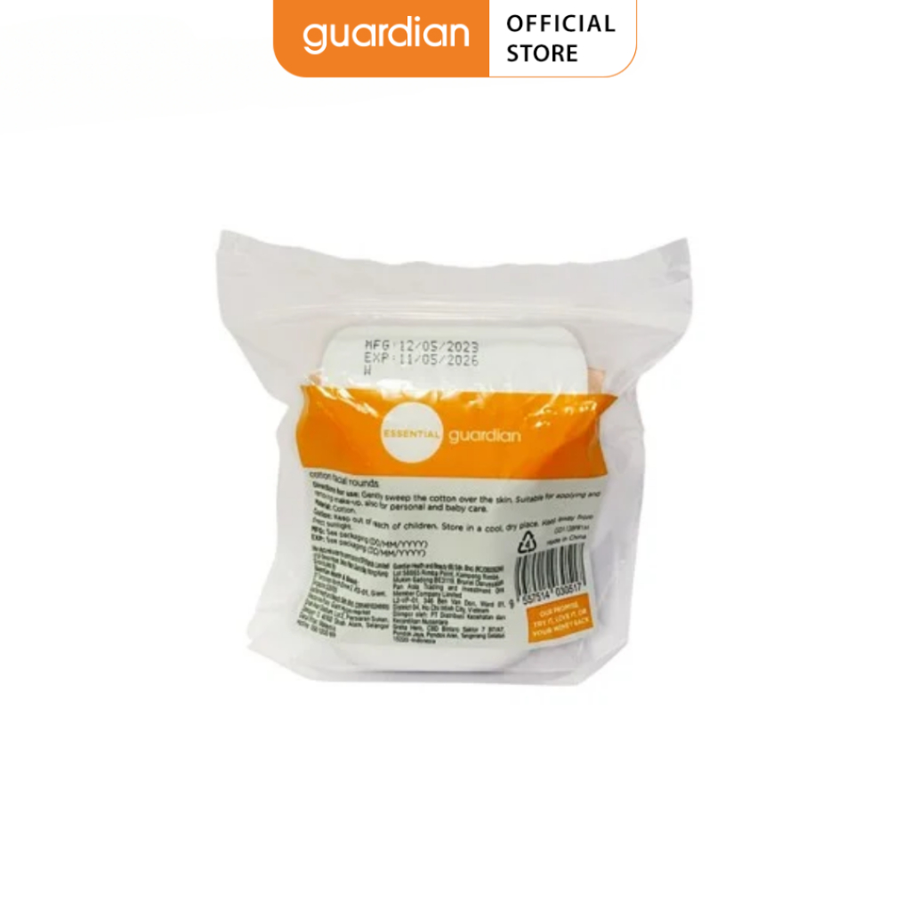 Bông Tẩy Trang Guardian Túi Zip 20 Miếng