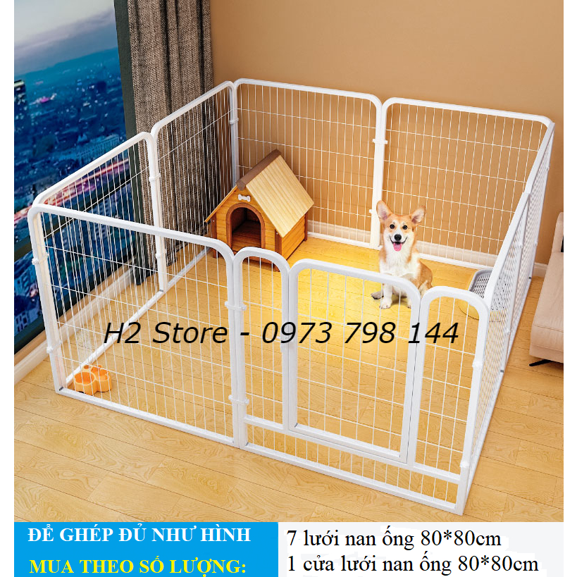 Bán lẻ tấm ghép size đại cho chó lớn kích thước 80*80cm  - H2 Store
