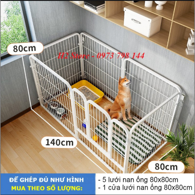 Bán lẻ tấm ghép size đại cho chó lớn kích thước 80*80cm  - H2 Store