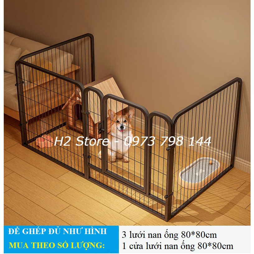 Bán lẻ tấm ghép size đại cho chó lớn kích thước 80*80cm  - H2 Store