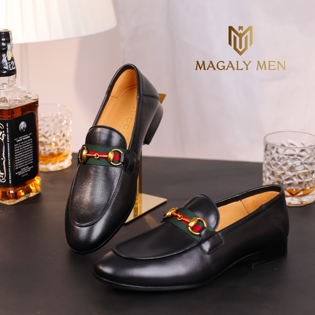Giày da Loafer nam Gucci LF05 Da bò cao cấp