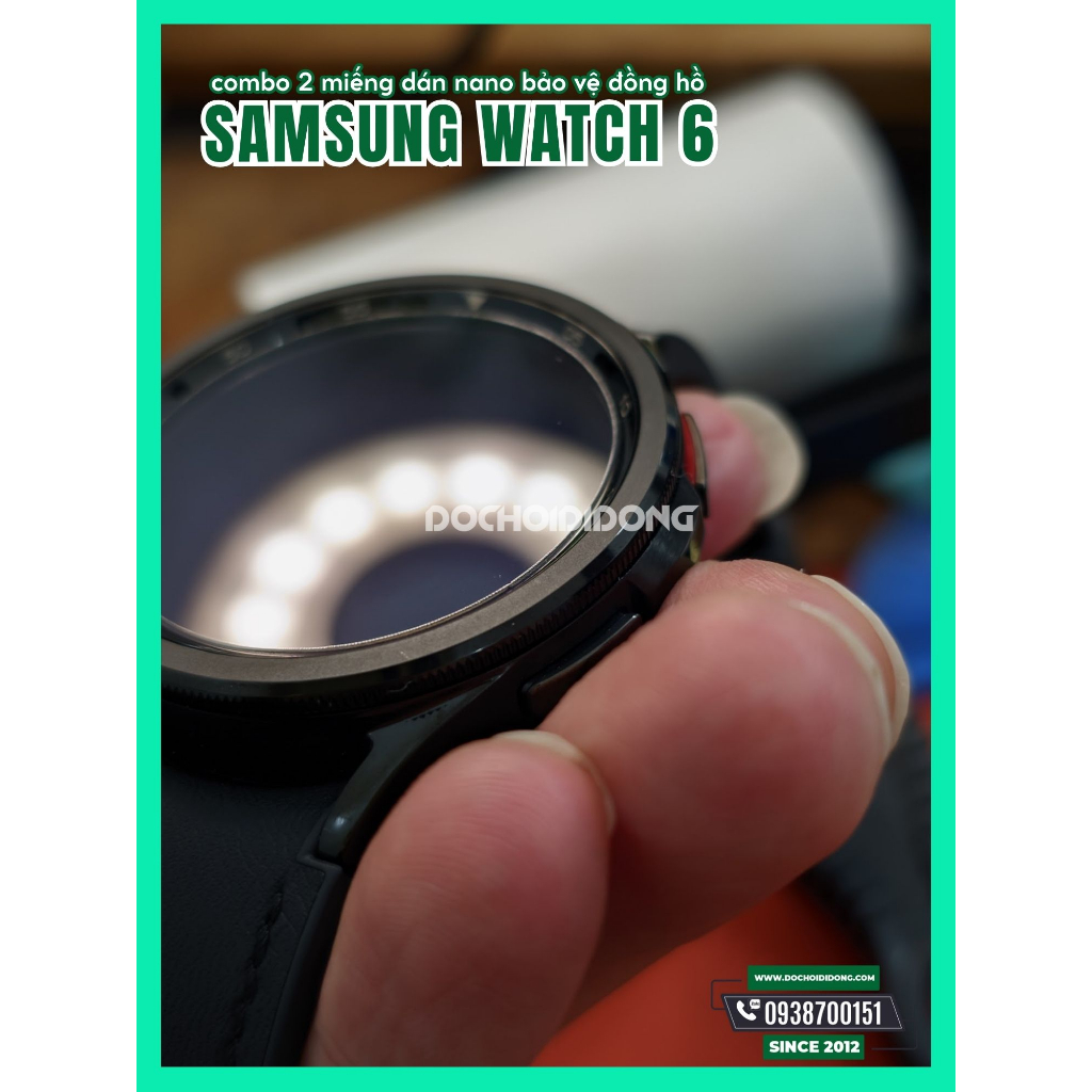 Combo 2 miếng nano đồng hồ Samsung Watch 6 40mm 43mm 44mm 47mm