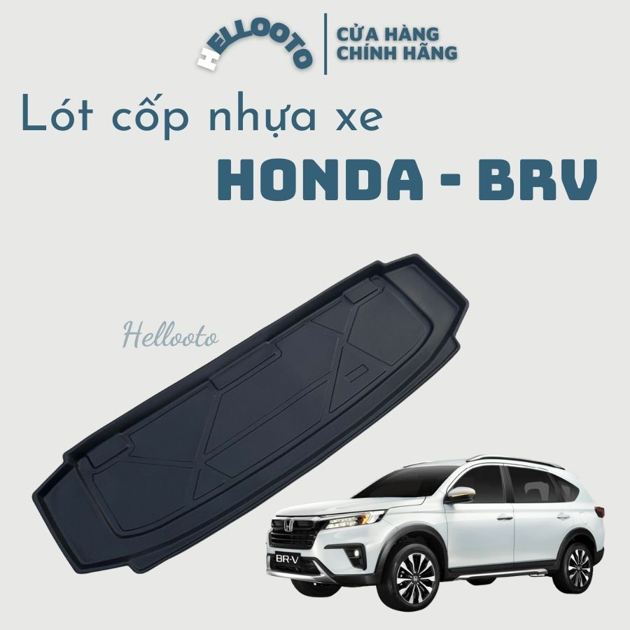 Lót cốp nhựa xe Honda BRV 2023 2024 ko mùi, dễ vệ sinh, giữ cho cốp xe luôn sạch sẽ