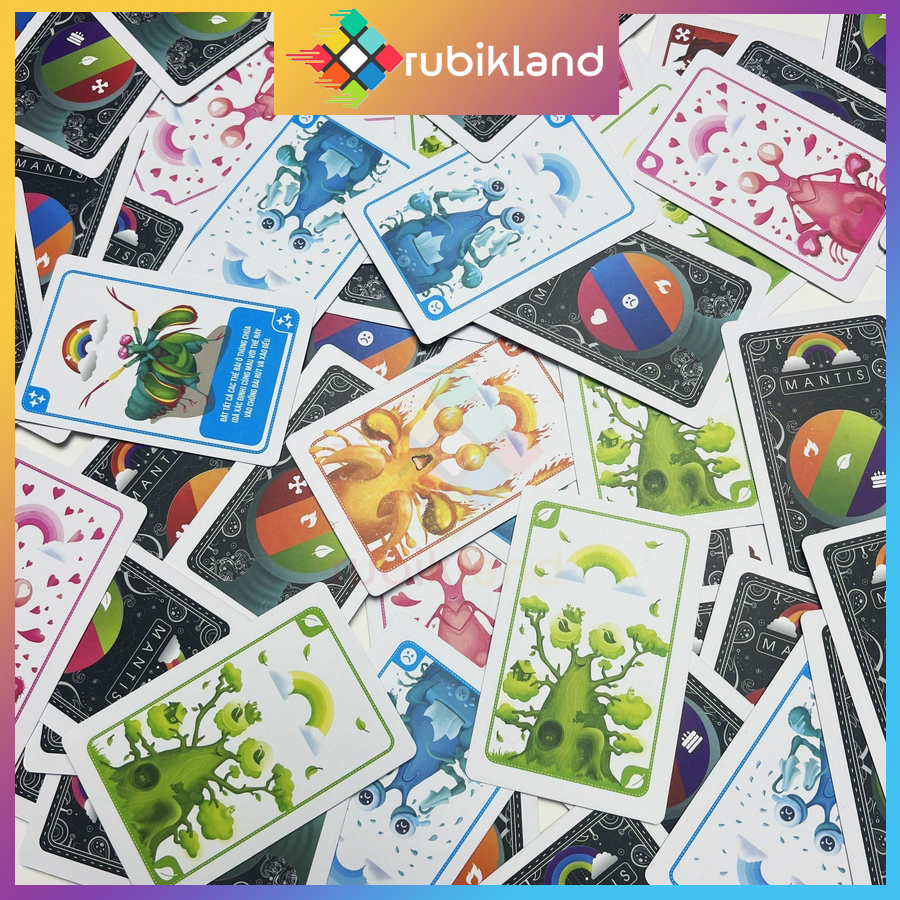 Bộ Bài Mantis Boardgame Thu Thập Và Tranh Giành Thẻ Bài Màu Sắc Gay Cấn Đồ Chơi Trí Tuệ Xả Stress Nhóm Bạn Board Game