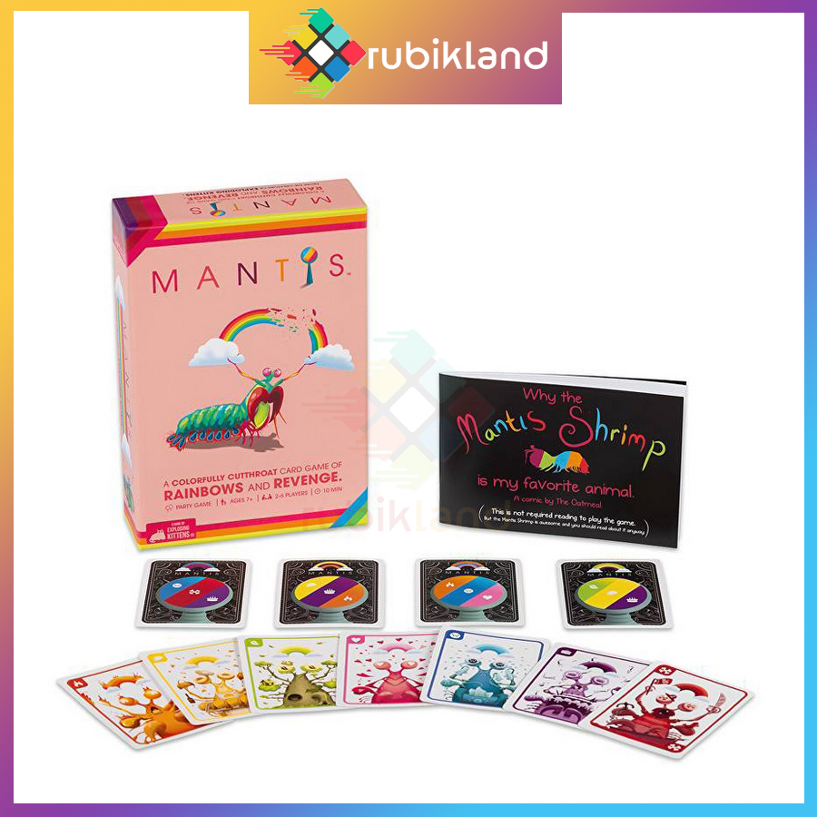 Bộ Bài Mantis Boardgame Thu Thập Và Tranh Giành Thẻ Bài Màu Sắc Gay Cấn Đồ Chơi Trí Tuệ Xả Stress Nhóm Bạn Board Game