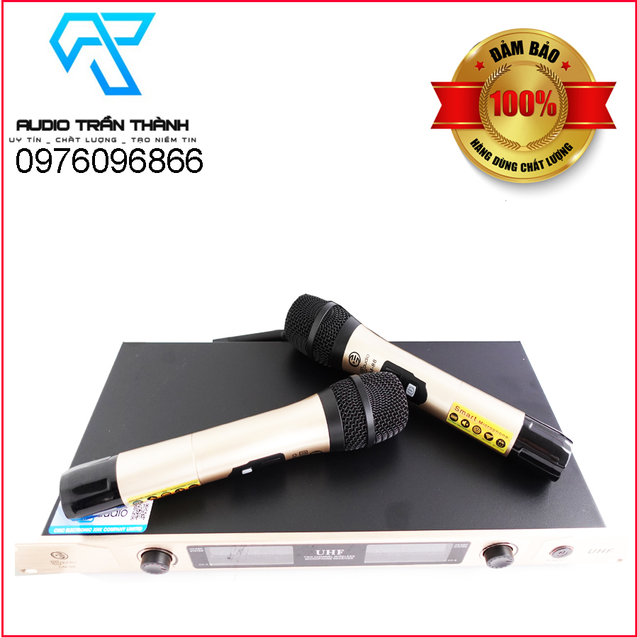 micro không dây CM AUDIO CM-88 hàng chính hãng Nhập Khẩu 2023 , Tặng Kèm bộ sạc pin và 4 quả pin 1200mah | BigBuy360 - bigbuy360.vn