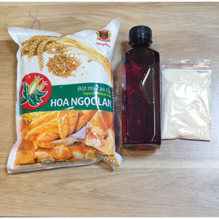 Set nguyên liệu vỏ bánh trung thu loại 150g (bánh nướng)