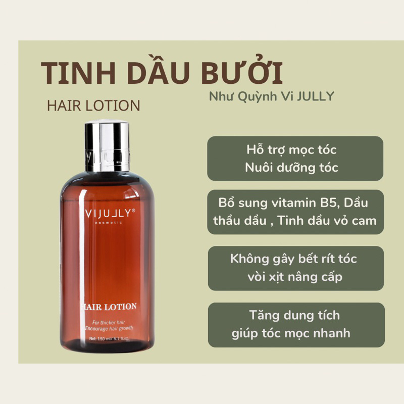 Tinh dầu bưởi Vijully mẫu mới