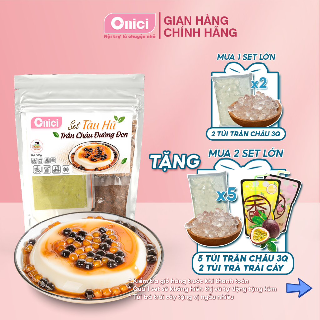 Set Tàu Hủ Trân Châu Đường Đen (SET 10 CHÉN)