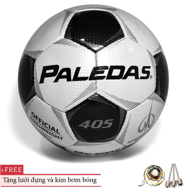 Quả bóng đá khâu tay Hải Phòng Paledas 405 Size 5 cao cấp - Tiêu chuẩn thi đấu - Tặng kèm kim và lưới đựng bóng