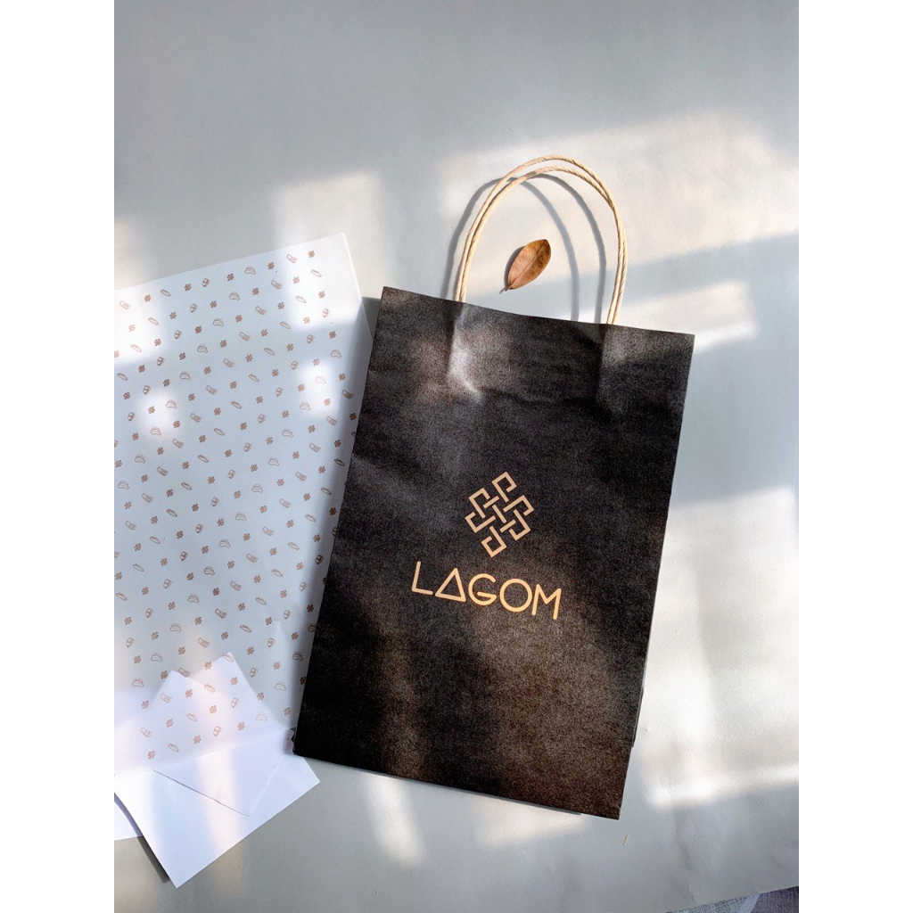 Túi giấy LAGOM (chỉ áp dụng khi mua kèm sản phẩm ví da)