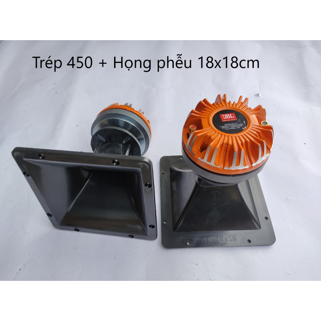 GIÁ 1 CHIẾC. CỦ LOA TRÉP KÈN 450 JBL NẮP NHÔM CAM REN XOÁY 3.4mm - LOA TREBLE 450 - LOA SIÊU TRÉP