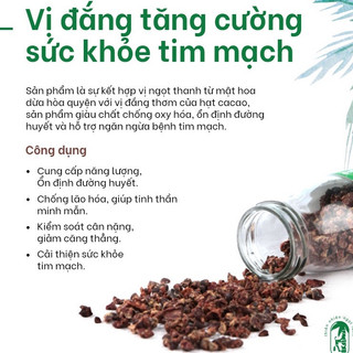 Hạt Cacao & Mật Hoa Dừa SOKFARM (Cocoa NIB & Coconut Nectar) Plant-based
