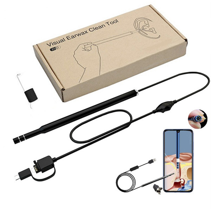 Camera Nội Soi Tai KAW Siêu Nét Đi Kèm Bộ Đầu Lấy Ráy Thông Minh - Hàng Chính Hãng