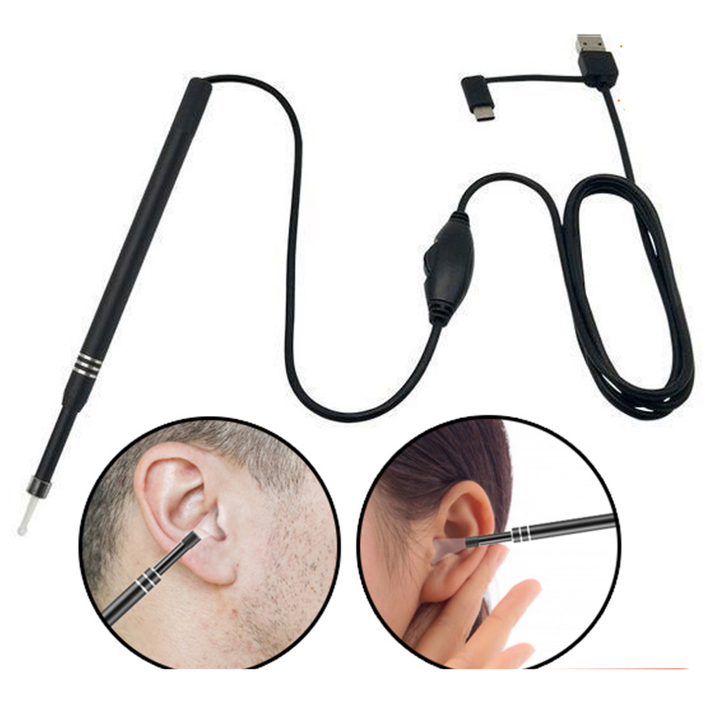 Camera Nội Soi Tai KAW Siêu Nét Đi Kèm Bộ Đầu Lấy Ráy Thông Minh - Hàng Chính Hãng