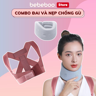 Combo đai chống gù lưng và nẹp chống gù bebechic