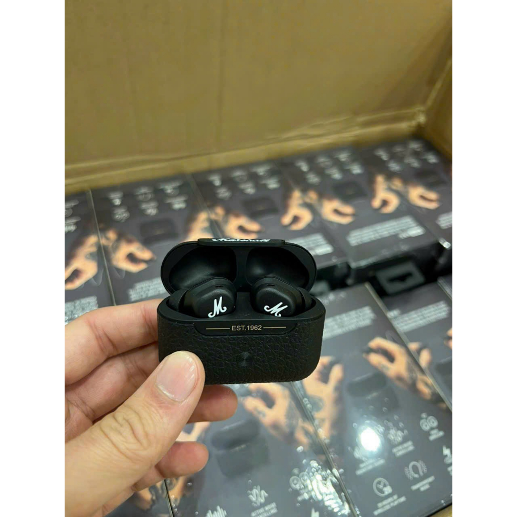 Tai nghe Bluetooth Không Marshall Minor III Chất Lượng Cao Kiểu Dáng Hiện Đại Tai Nghe Minor 3 Âm Thanh Nổi BH 12 Tháng