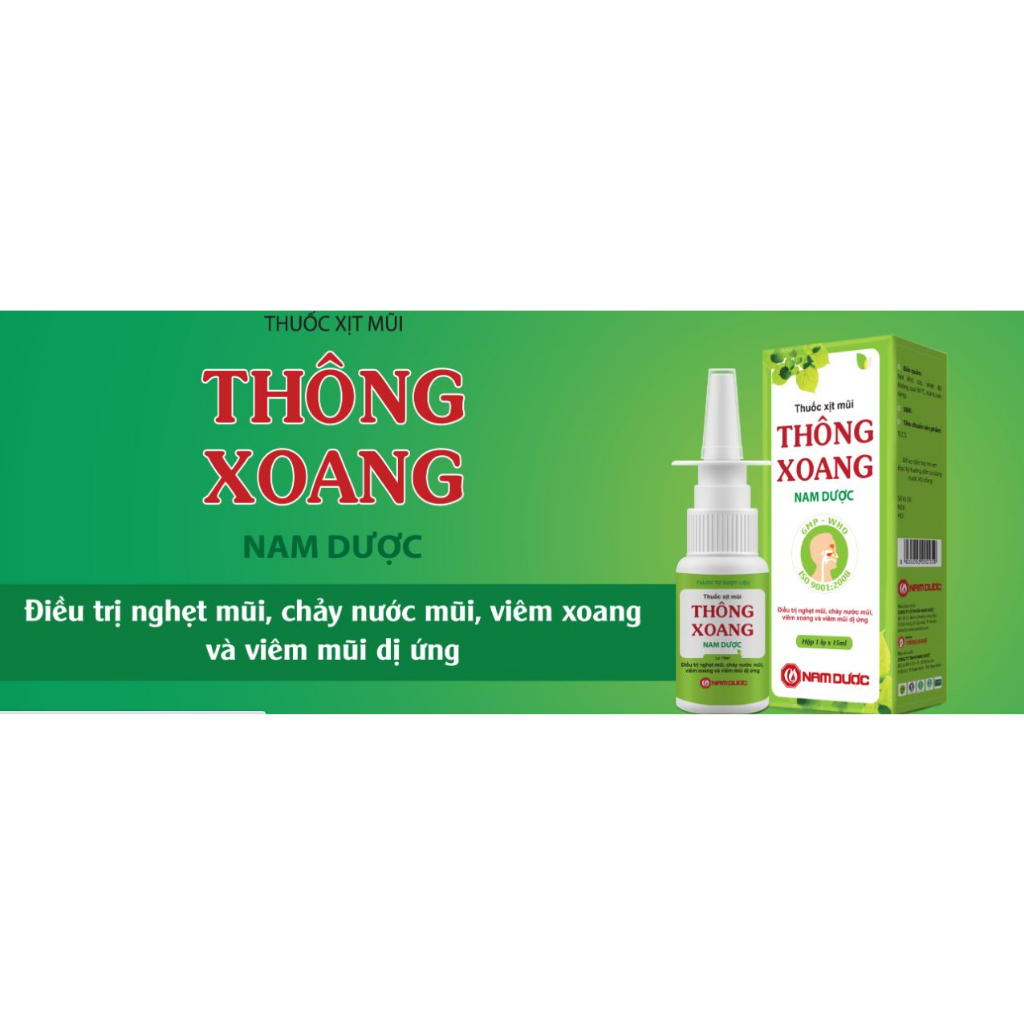 Xịt mũi Thông Xoang Nam Dược