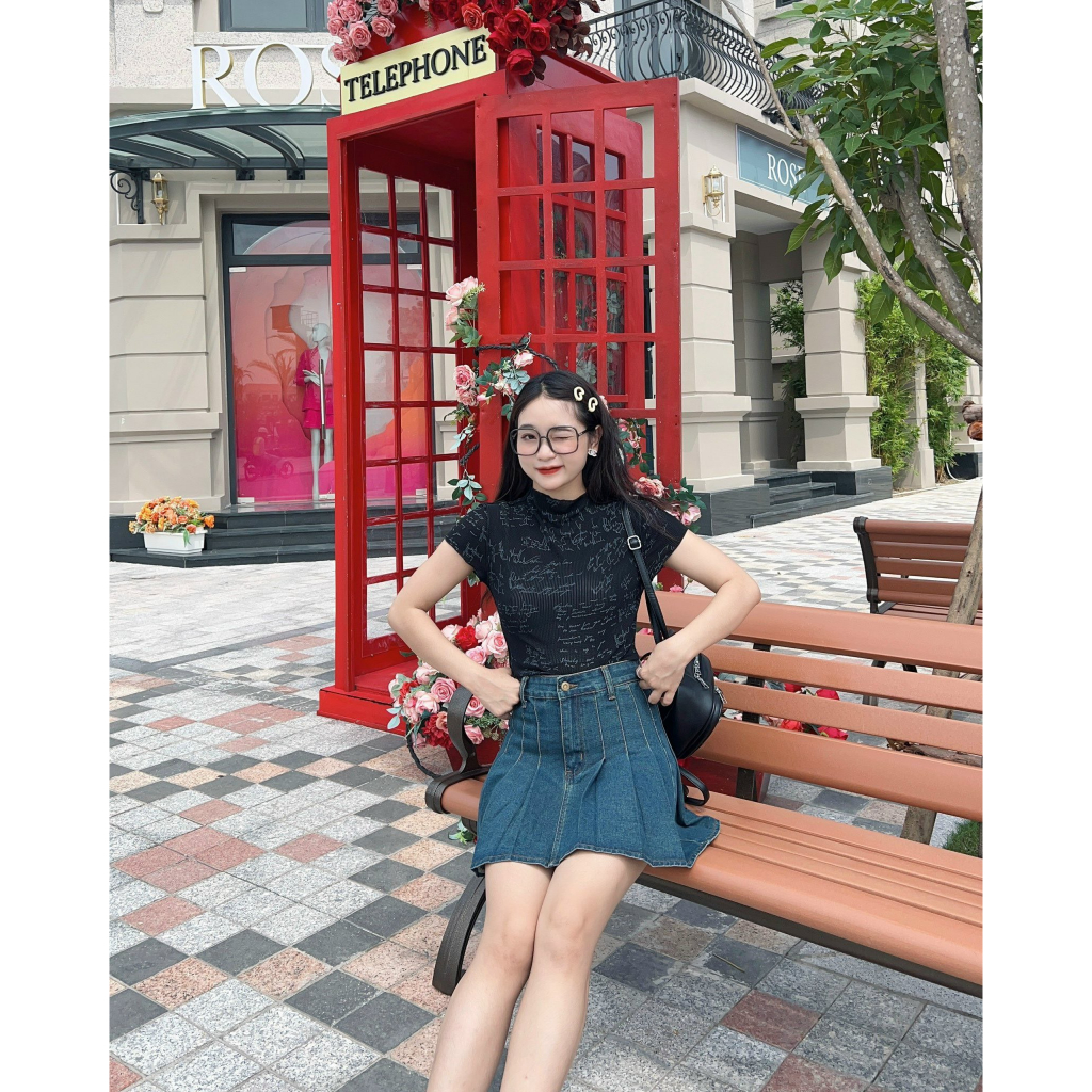 Set áo lưới chữ + Áo 2S