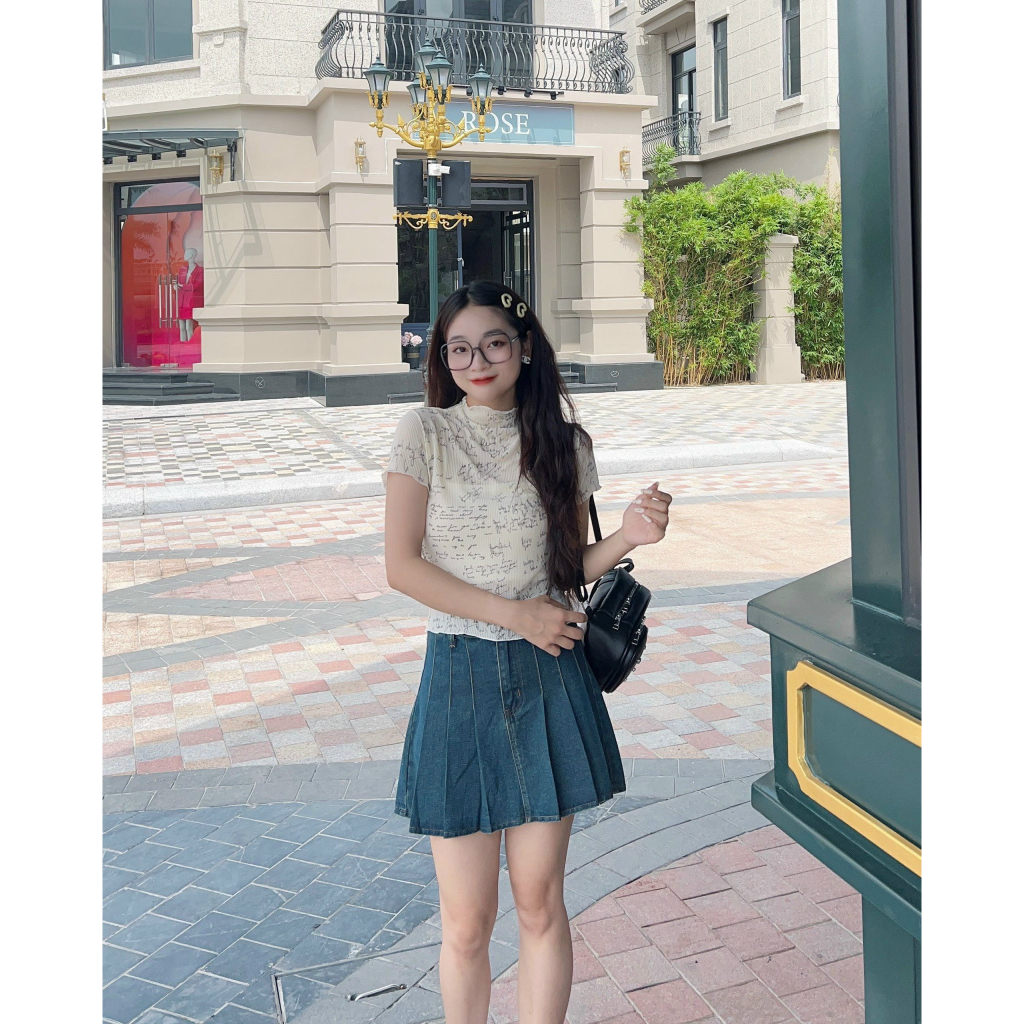 Set áo lưới chữ + Áo 2S