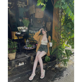 Áo Sơ Mi Thô Lụa Trơn QC