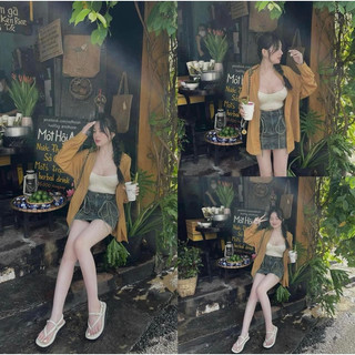 Áo Sơ Mi Thô Lụa Trơn QC