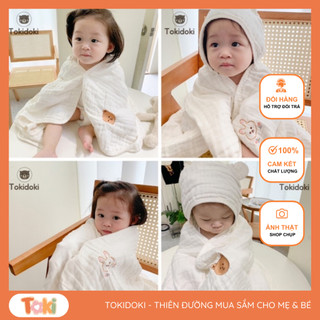 Khăn Ủ/ Choàng Đa Năng Cho Bé 100% Organic cotton