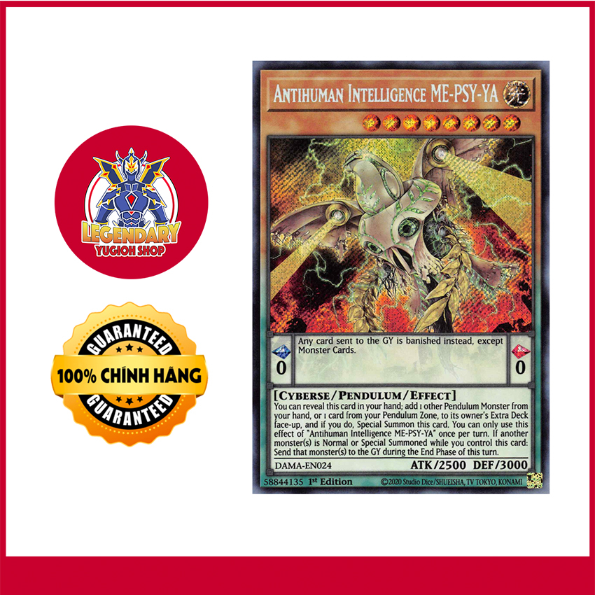 [Thẻ Bài Yugioh Chính Hãng] Antihuman Intelligence ME-PSY-YA