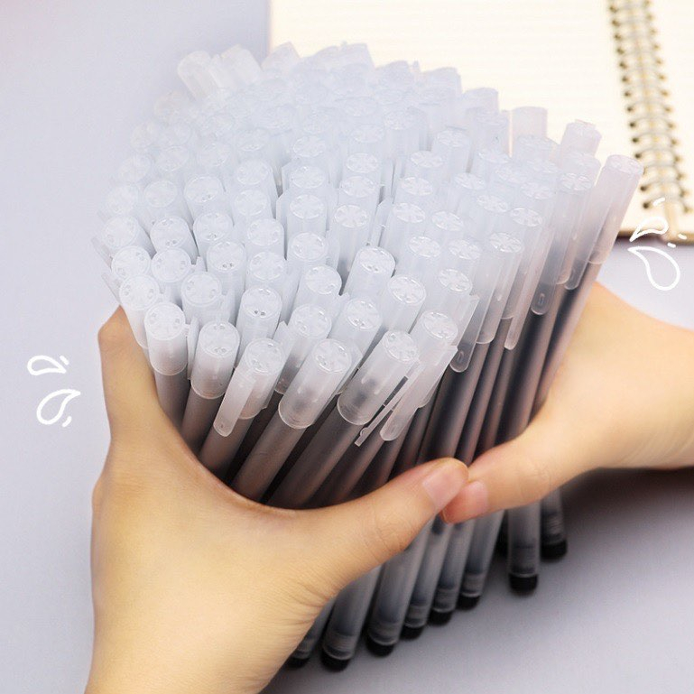 Set 20 cây bút mực gel nhanh khô ngòi kim 0.5mm dùng để ghi chép