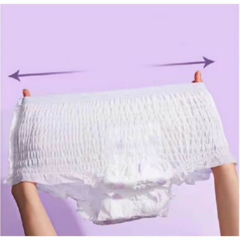 10 Miếng băng vệ sinh quần Anjoy chống tràn thấm hút nhiều, khô thoáng có size 35 đến 120kg lưng co giãn mềm mại