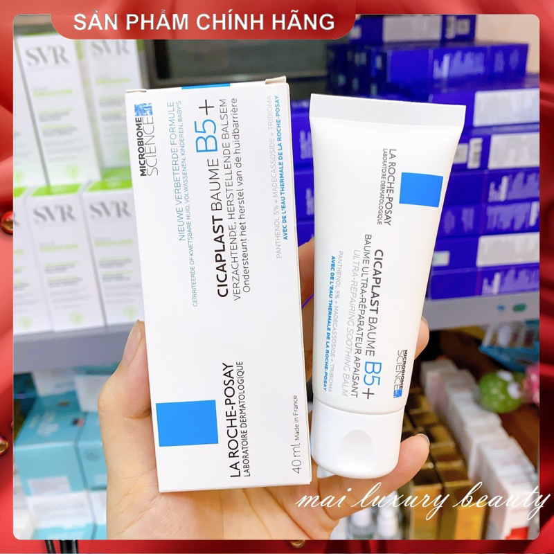 [Chính Hãng] Kem Dưỡng La Roche Posay b5 phục hồi da Cicaplast b5 Baume 40ml mẫu mới