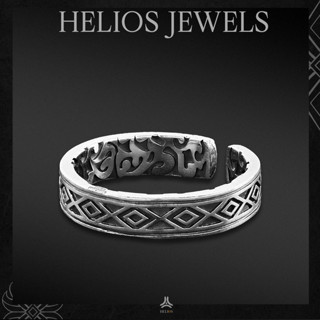  Nhẫn bạc nam nữ HeliSilver Rhombus Helios Original S925 NBN0181 