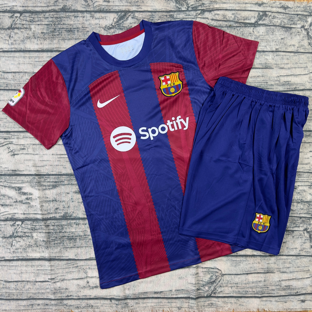 ÁO QUẦN BÓNG ĐÁ CLB Barcelona-VẢI THÁI CHUẨN THI ĐẤU