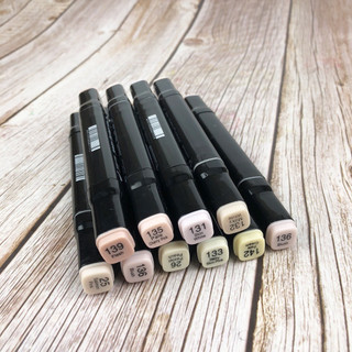Bút marker da lẻ touch sketch, chuyên dùng vẽ màu da, lên tone da siêu đẹp