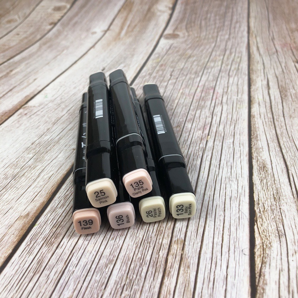 Bút Marker Da Lẻ Touch Sketch, Chuyên Dùng Vẽ Màu Da, Lên Tone Da Siêu Đẹp