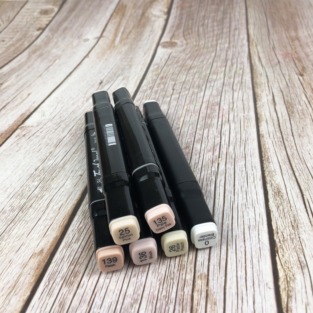 Bút Marker Da Lẻ Touch Sketch, Chuyên Dùng Vẽ Màu Da, Lên Tone Da Siêu Đẹp