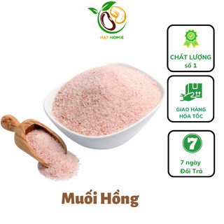 Muối hồng Himalaya dạng mịn 500g nấu sữa hạt
