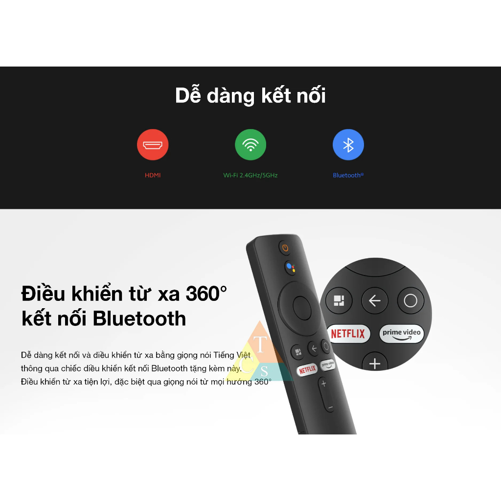 Mi Stick TV 4K Quốc Tế Full Tiếng Việt XM MiTV Stick 4K MDZ-27-AA