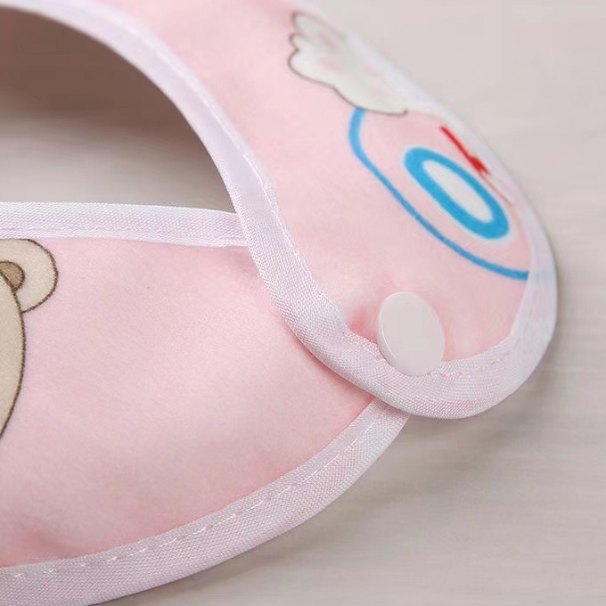 Yếm xô muslin 4 lớp cho bé trai gái, yếm ăn dặm cho bé