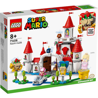 Lego super mario - 71408 - bộ mở rộng lâu đài của peach - peach’s castle expansion set