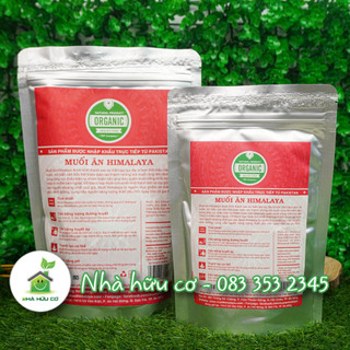 Muối hồng himalaya hạt mịn nấu ăn, nấu sữa, làm bánh 500gr/1kg ... date: 2026 - nhà hữu cơ