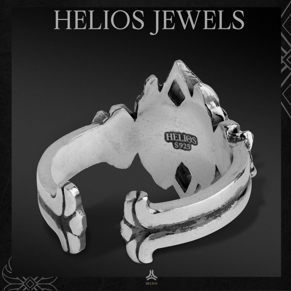 Nhẫn bạc nam, nữ HeliSilver Helios Lotusgot Helios Original S925