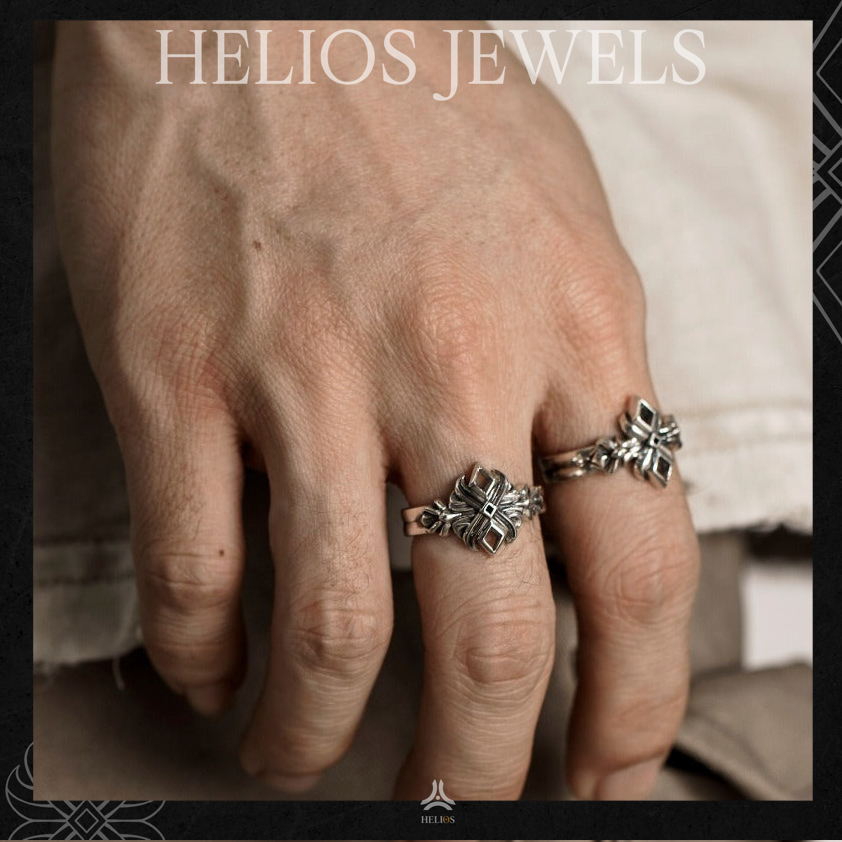 Nhẫn bạc nam, nữ HeliSilver Helios Lotusgot Helios Original S925
