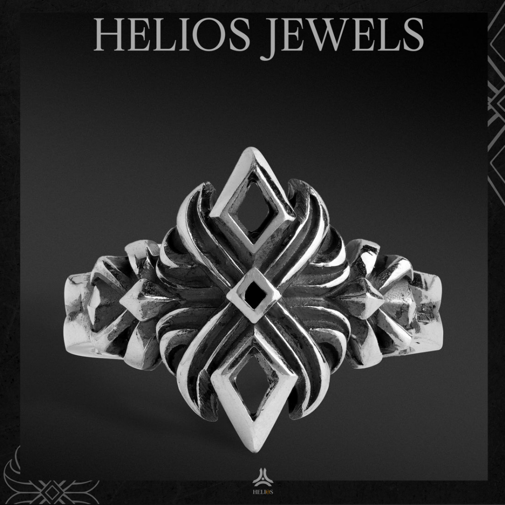 Nhẫn bạc nam, nữ HeliSilver Helios Lotusgot Helios Original S925